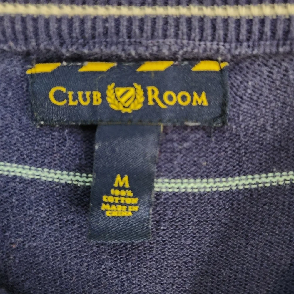 Club Room Multicolor Striped Crewneck Sweater